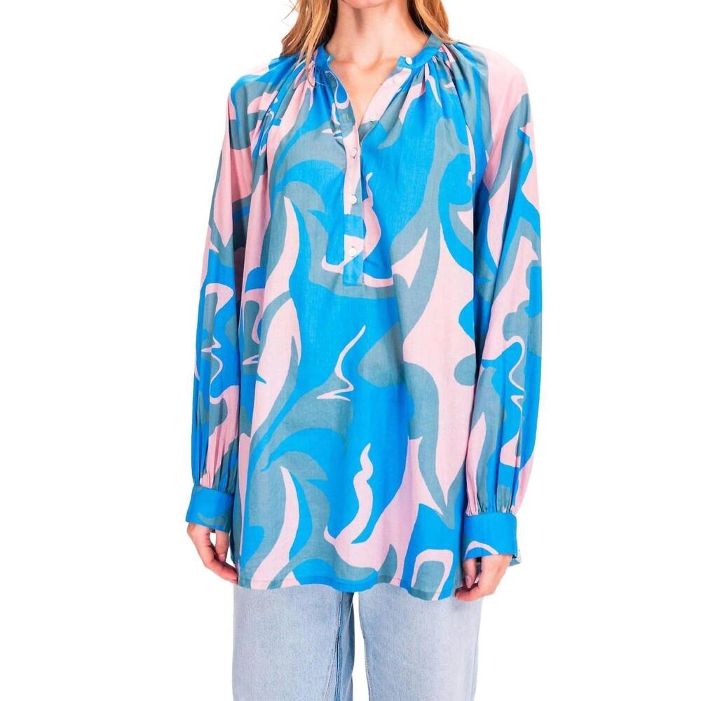 NEW V DE VINSTER sukka blouse in blue